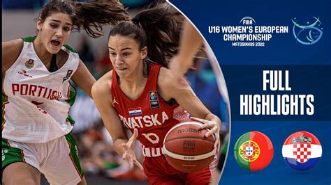 Portugal Croatia Basketball Highlights Rd Place Game Fiba U