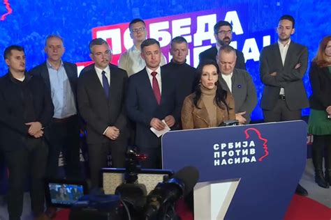 Srbija Protiv Nasilja Hap Enje Potpredsednika Nps Pokazuje Da Re Im