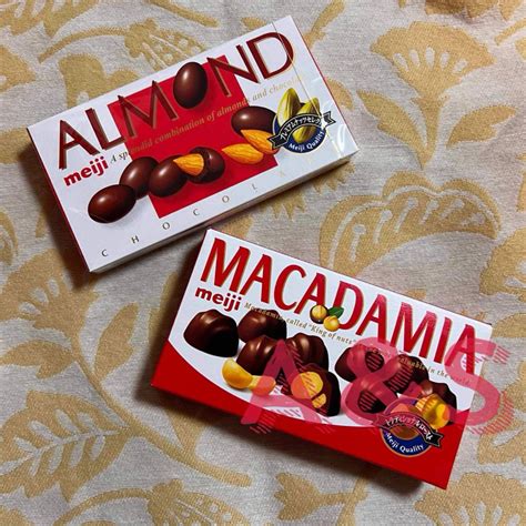 Meiji Macadamia And Almond Chocolate Shopee Malaysia