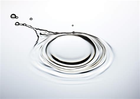 Premium Ai Image A Minimalist Photograph Of A Single Drop Of Oil