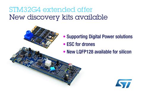 New Discovery Kits And Firmware From STMicroelectronics Kickstart STM32G4