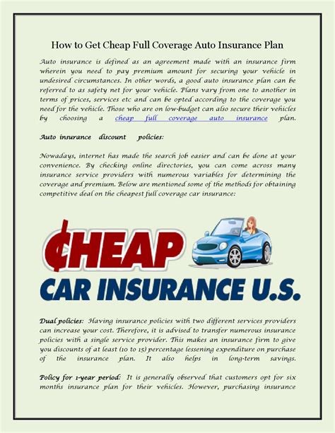 Affordable Full Coverage Auto Insurance - Car Insurance