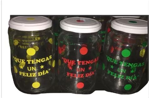 Frascos De Vidrio Personalizado Decorado Con Tapa Souvenirs En Venta