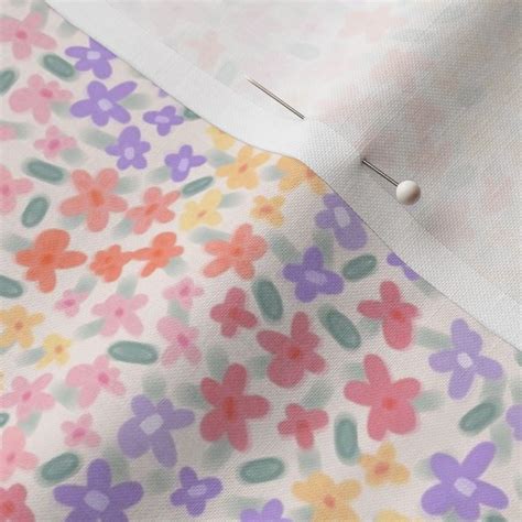 Flower Fields Fabric Spoonflower