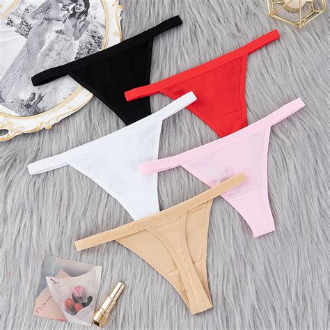 Hot Sale Sexy Women Cotton G String Thongs Low Waist Sexy Panties