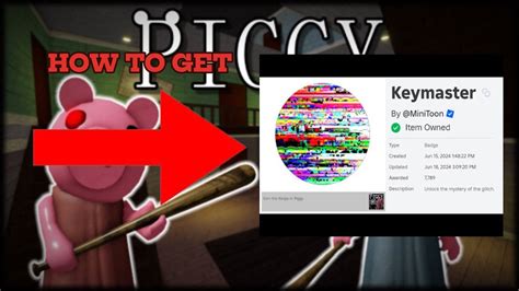 FULL GUIDE How To Get KEYMASTER BADGE In Piggy YouTube