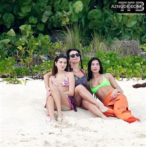 Dua Lipa Sexy Seen Showing Off Her Bikini Body And Tits During Her Vacation In St Barts AZNude