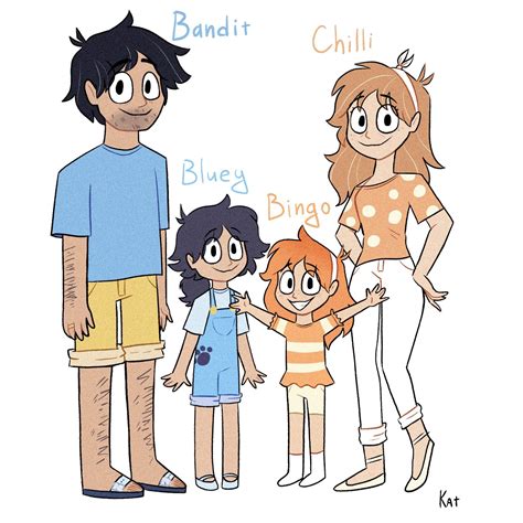 Bluey Humanizations Bluey Amino