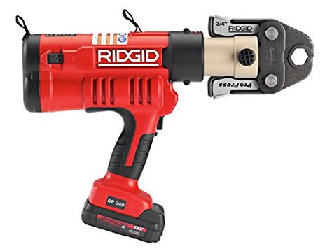 RIDGID RP 340 B Press Tool 43348 Hydraulic Crimping Tool Jaws Not