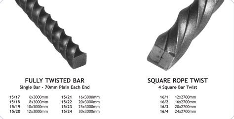 Bars Twisted Brooks Forgings