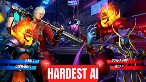 Marvel VS Capcom Infinte Hardest AI Dante Dormammu VS Jedah