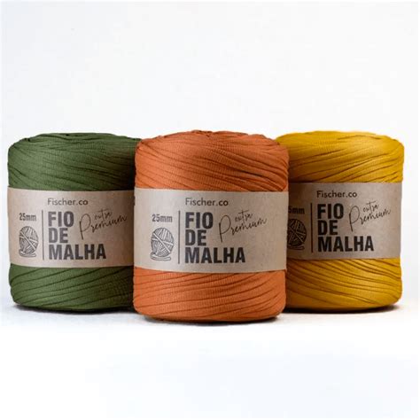 Fio De Malha Extra Premium Fischer Co Colorido 25mm C 140M