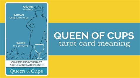 Queen Of Cups Tarot Card Meaning Symbolizes Caring Compassionate And