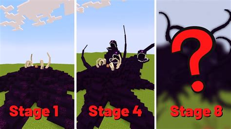 All Explosion Stages Of The Wither Storm YouTube