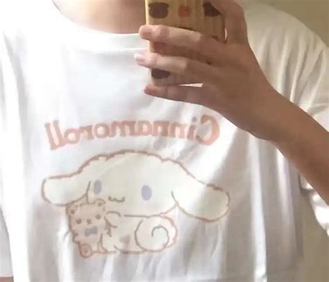 Cute Loose Cinnamoroll T Shirt Kuru Store