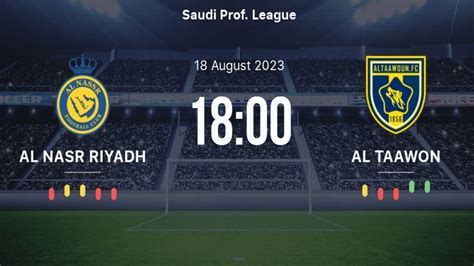 Al Taawon Vs Al Nassr Saudi Pro League 2023 2024