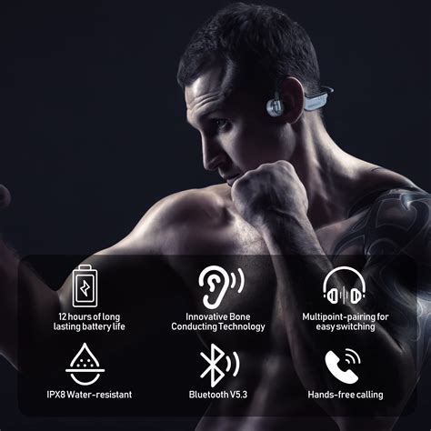 Bone Conduction Air Conduction In Ear In Headphones New