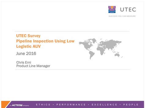 Pdf Utec Survey Pipeline Inspection Using Low Logistic Auv Pdf Utec