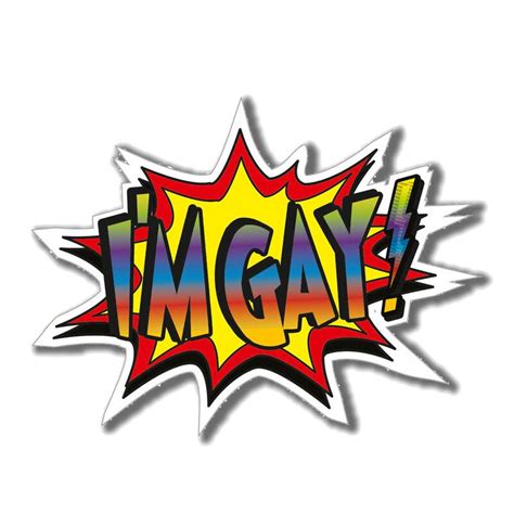 Pegatina I M Gay X Cm Tienda Online De Art Culos Lgbt