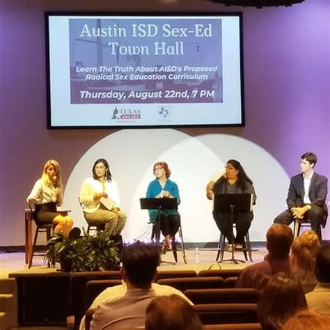 Texas Values Town Hall Sheds Light On AISDs Radical Sex Ed Plans Texas Values