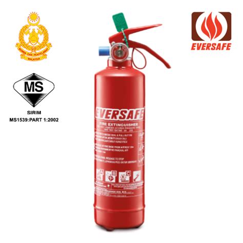 HQ EVERSAFE 1kg Portable Fire Extinguisher For Car House EVERSAFE