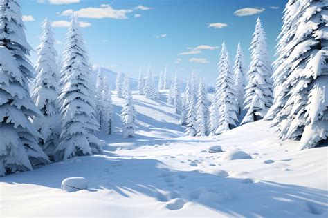 White Snow Forest Landscape Background Graphic by Forhadx5 · Creative Fabrica