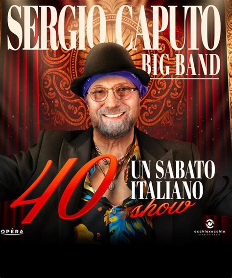 Un Sabato Italiano Show Sergio Caputo Varese Teatro Teatro Di