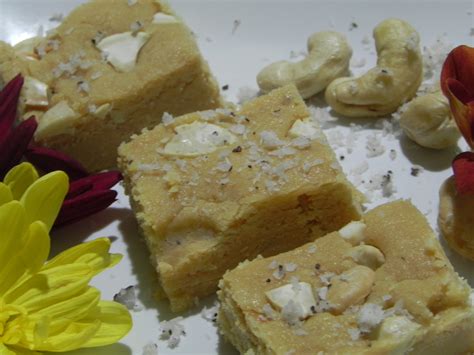 Preethi Bhojan: Besan milk burfi