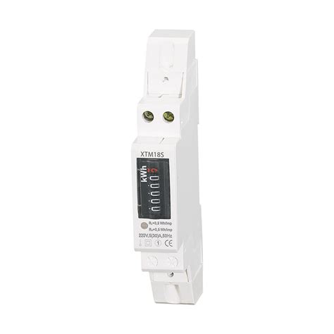 Single Phase DIN Rail Electric Meter 220V 5 30 A Digital Energy KWh