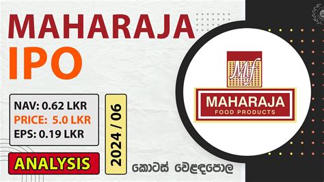 Maharaja Foods Products Ipo Fundamental Analysis Colombo Stock Market