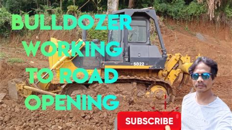 Bulldozer Working To Road Opening To Barangay Tibolo Santa Cruz Davao