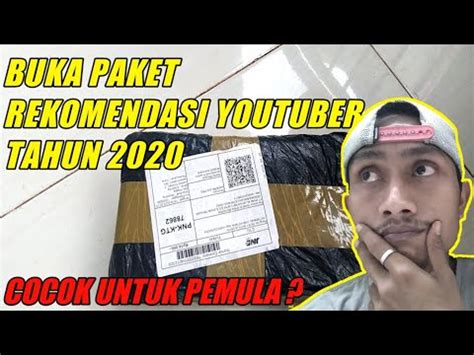 UNBOXING PERLENGKAPAN UNTUK YOUTUBER PEMULA KAMERA UNTUK YOUTUBER