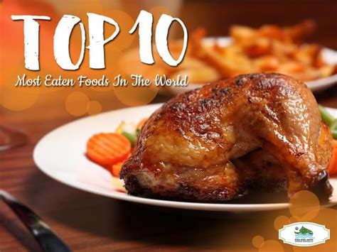 Top 10 Most Eaten Foods In The World Ppt