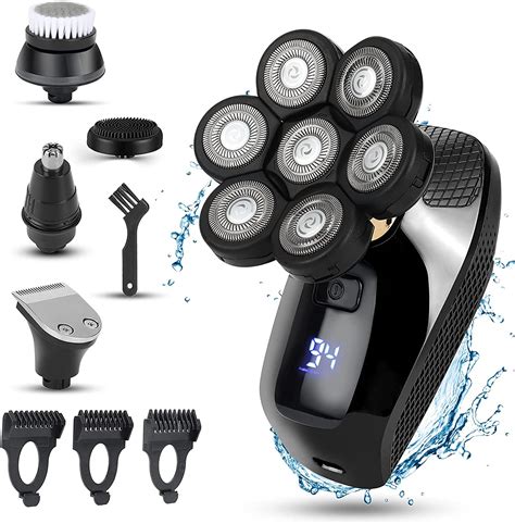 Buy 7D Electric Razor For Men 5 In 1 Head Shavers For Bald Men