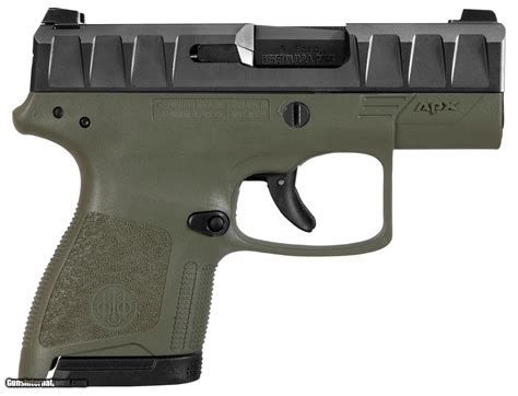 Beretta APX Carry 9mm OD Green 3 Barrel JAXN92007