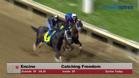 Encino And Catching Freedom Furlong Workout April Youtube