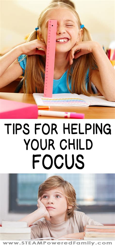 Tips For How To Help Your Child Focus At Home And In The Classroom