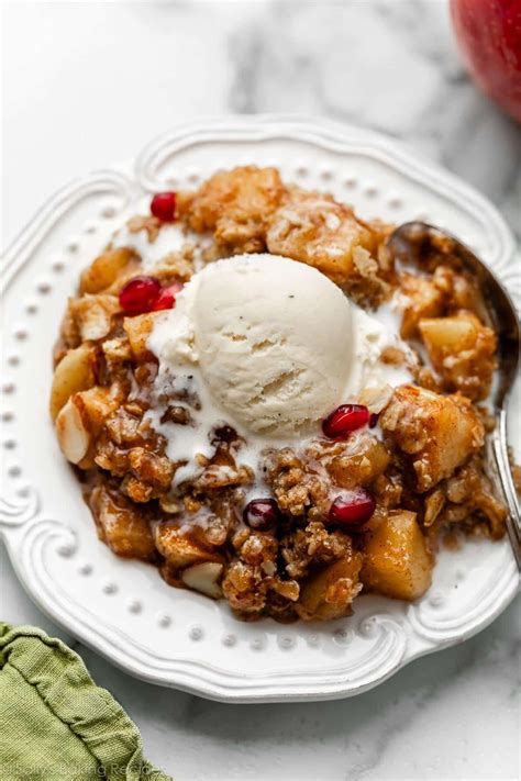 Gluten Free Apple Crisp Easy Delicious Sally S Baking Addiction