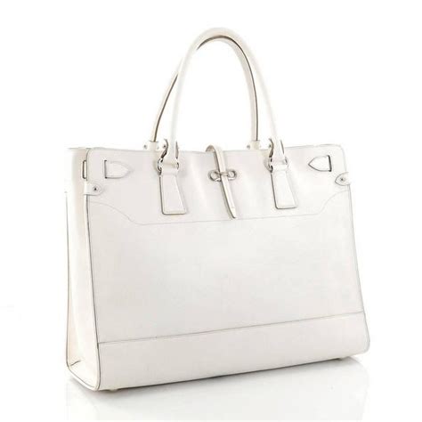 Salvatore Ferragamo Briana Tote Leather Large At 1stdibs