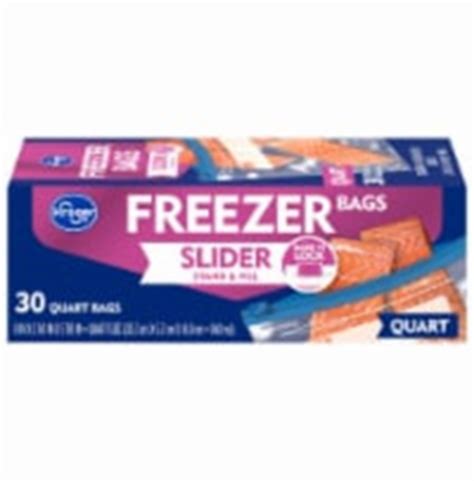 Kroger Quart Slider Freezer Bag Ct Fred Meyer