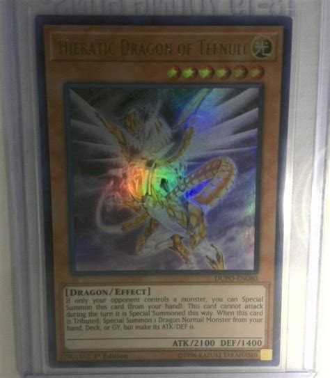 Hieratic Dragon Of Tefnuit DUPO EN080 Ultra Rare 1st Edition M