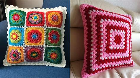 Marvellous And Creative Free Crochet Cushion Covers Patterns Different