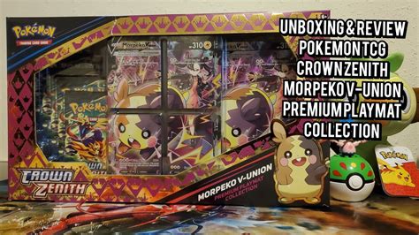 Unboxing Review Pokemon Tcg Crown Zenith Morpeko V Union Premium