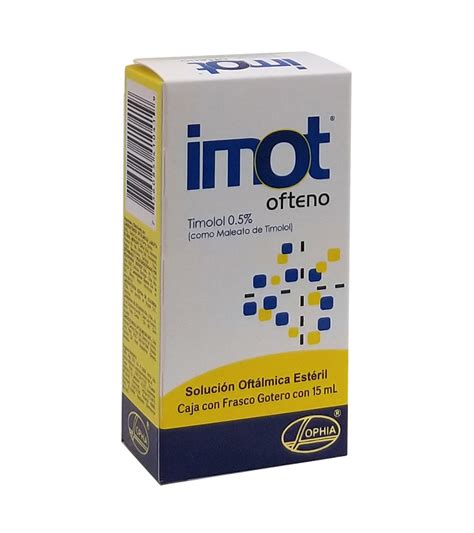 Imot Ofteno Soluci N Oft Lmica Farmaciard