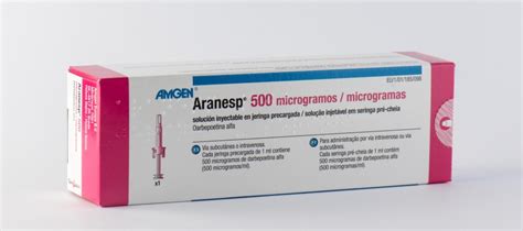 ARANESP 500 Microgramos SOLUCION INYECTABLE EN JERINGA PRECARGADA 1