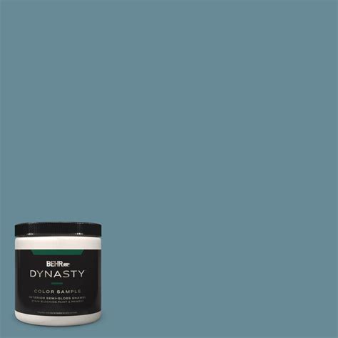 Behr Dynasty Oz Bic Relaxed Blue Semi Gloss Enamel Stain