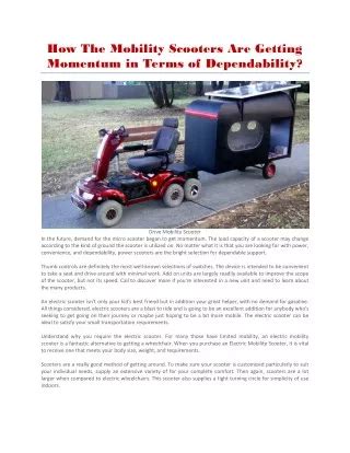 Ppt Types Of Mobility Scooter Repair Powerpoint Presentation Free