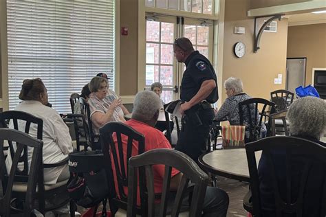 Mesquite Police Officer Educates Seniors On Scam Awareness With