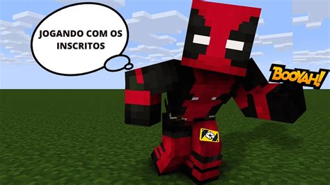 MINECRAFT AO VIVOJOGANDO MINECRAFT INSCRITOS NO NOSSO SERVIDOR