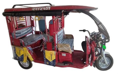 Saarthi Battery Plus E Rickshaw Vehicle Capacity Seater At Rs